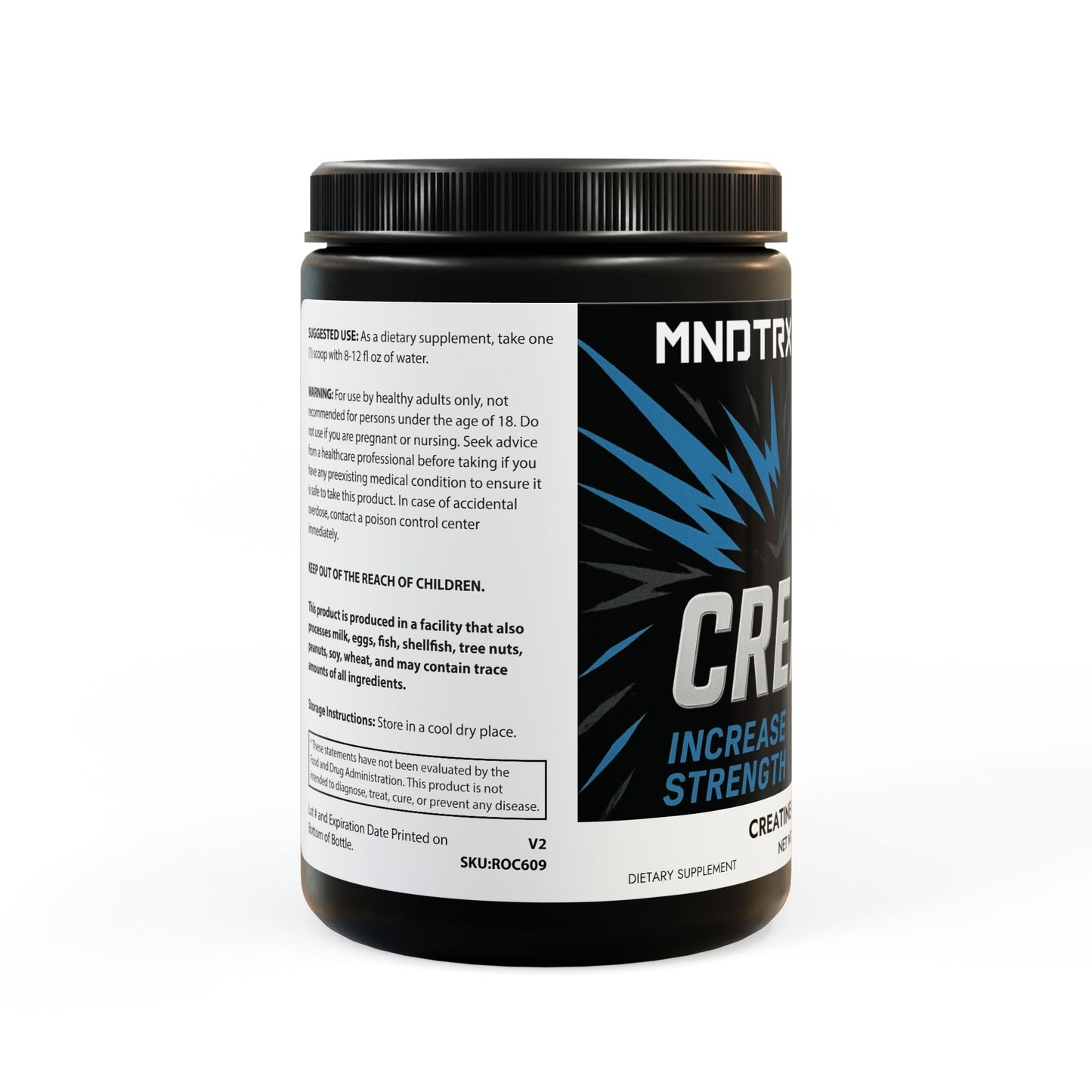 Creatine Monohydrate Supplement (300g, 10.58oz)